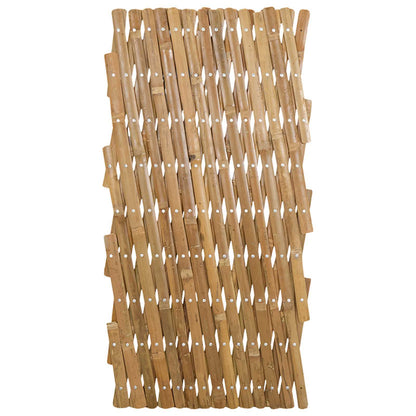 Uitschuifbaar plantenrek 2 pcs Licht Bruin 100 x 105 cm Bamboe