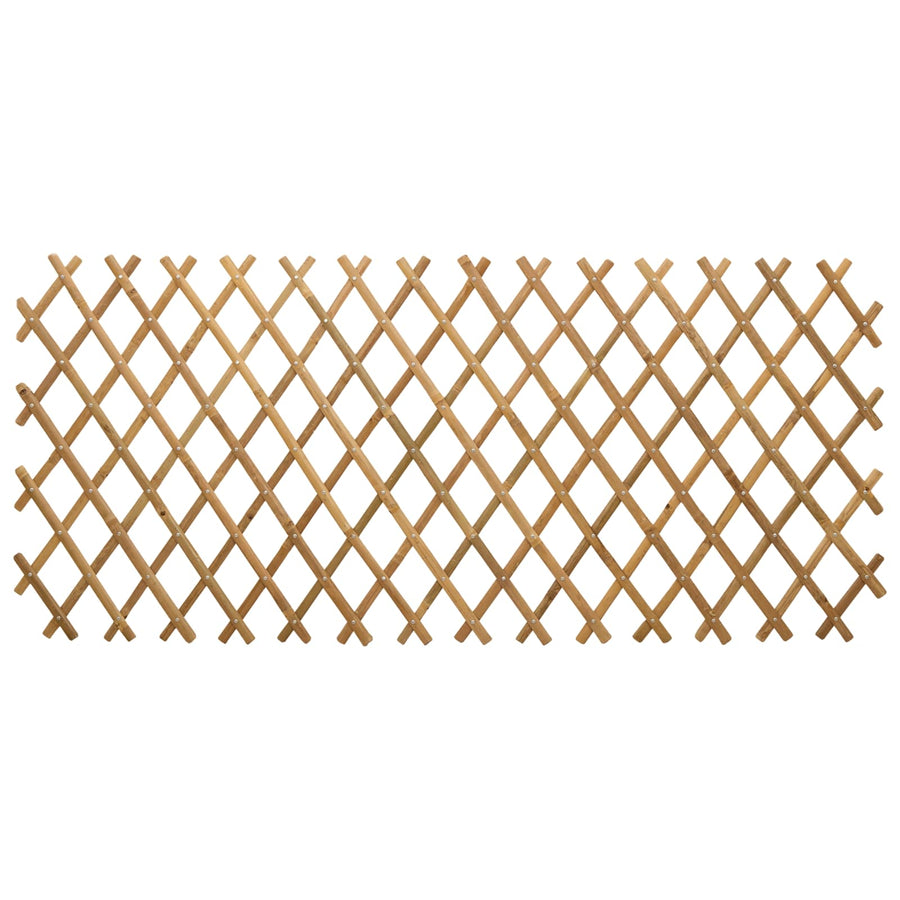 Uitschuifbaar plantenrek 2 pcs Licht Bruin 100 x 105 cm Bamboe