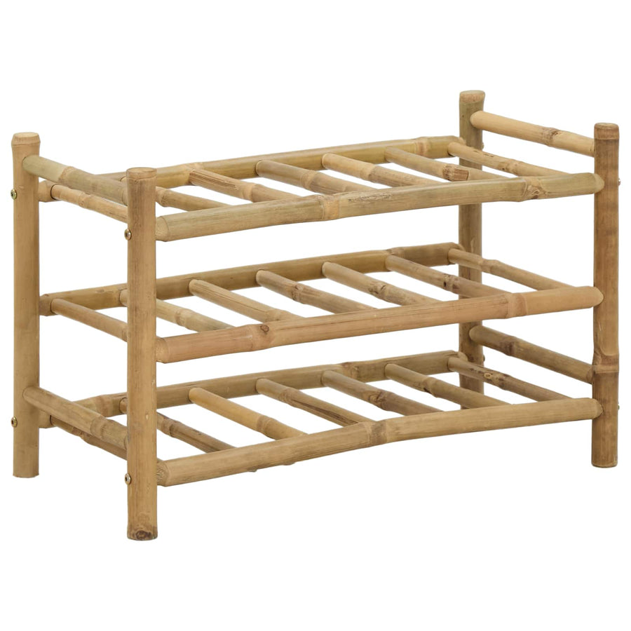 Wijnrek Naturel 57 x 29,5 x 36 cm Bamboe