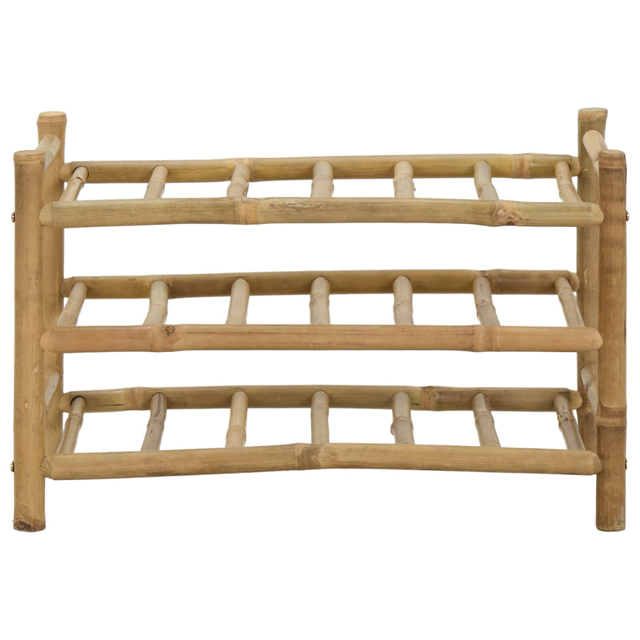 Wijnrek Naturel 57 x 29,5 x 36 cm Bamboe