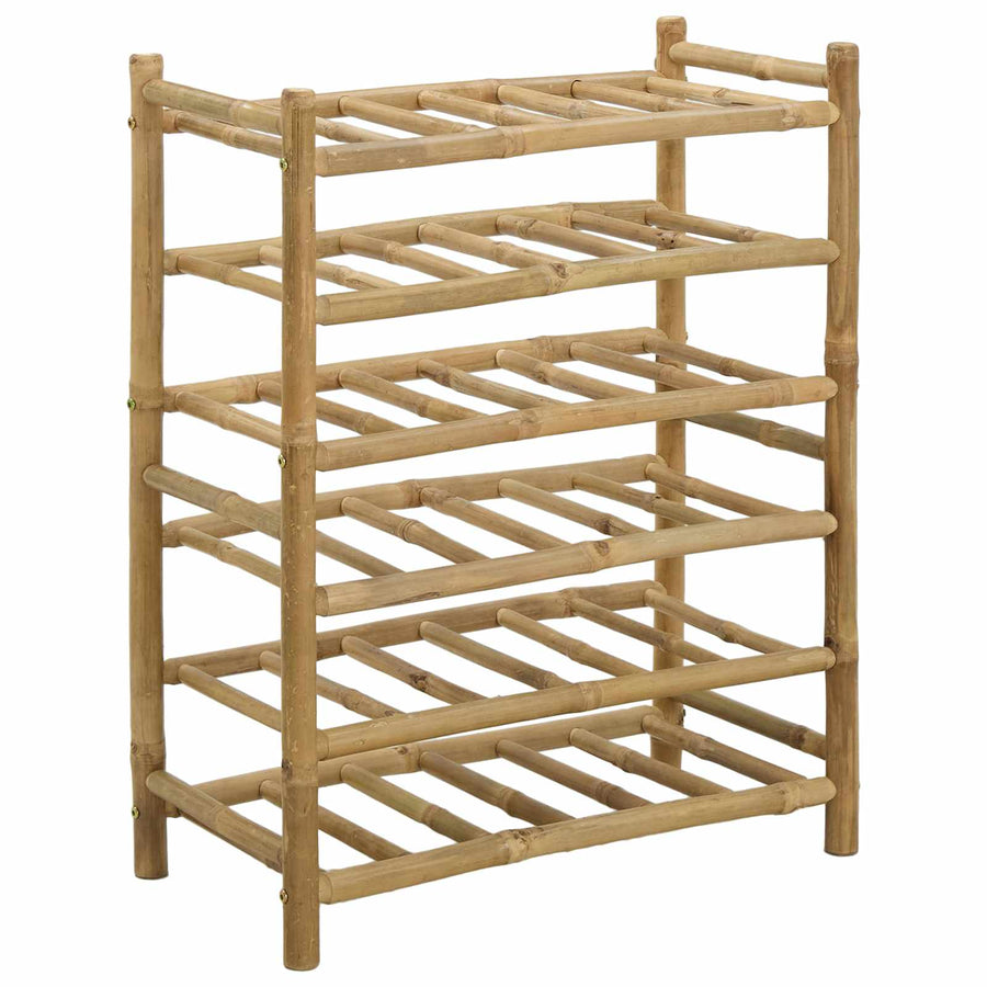 Wijnrek Naturel 57 x 29,5 x 72 cm Bamboe