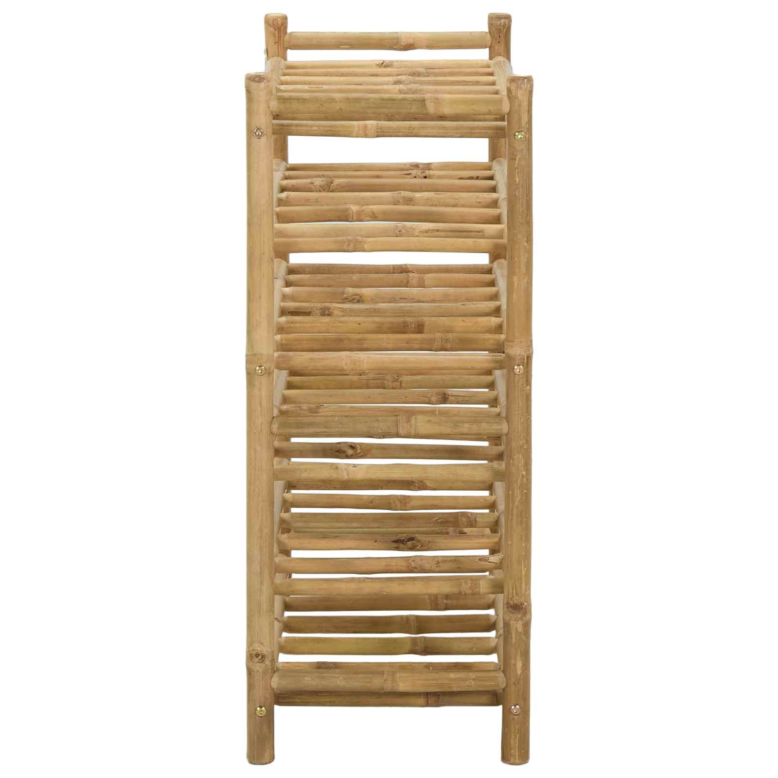 Wijnrek Naturel 57 x 29,5 x 72 cm Bamboe