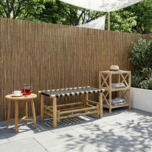 Tuinbank Naturel 80 x 38 x 40 cm Bamboe