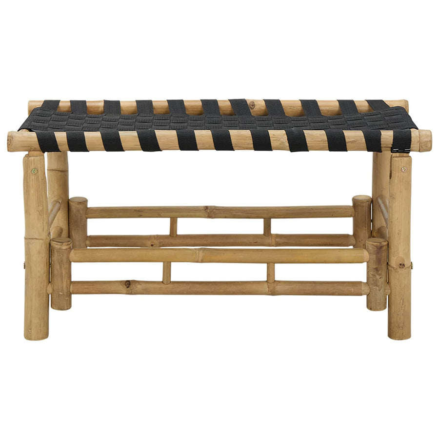 Tuinbank Naturel 80 x 38 x 40 cm Bamboe