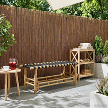 Tuinbank Naturel 110 x 38 x 40 cm Bamboe