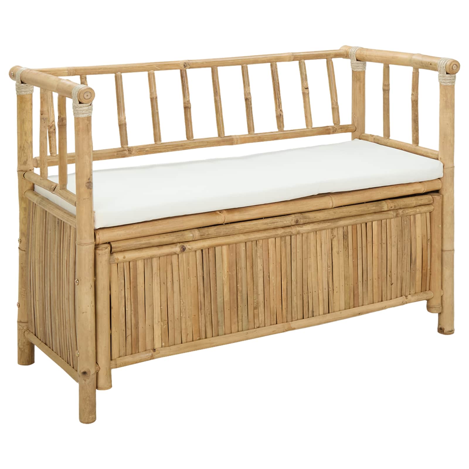Tuinkast Bank Naturel 110 x 47 x 80 cm Bamboe