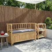 Tuinbank met opbergruimte 110x47x80 cm bamboe