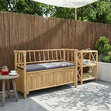 Tuinkast Bank Naturel 110 x 47 x 80 cm Bamboe