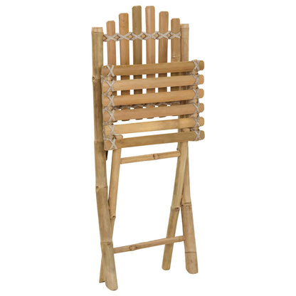 Tuinstoel 4 pcs Naturel 42 x 53 x 90 cm Bamboe