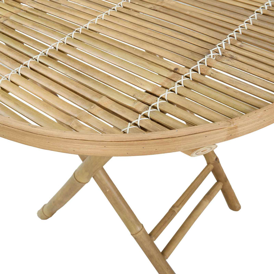 Tuinstafel Naturel 80 x 70 cm Bamboe