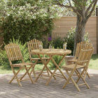 Tuintafel bamboe 80x70 cm naturel opvouwbaar