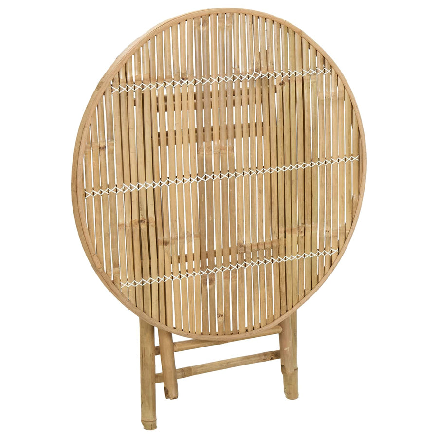 Tuinstafel Naturel 80 x 70 cm Bamboe