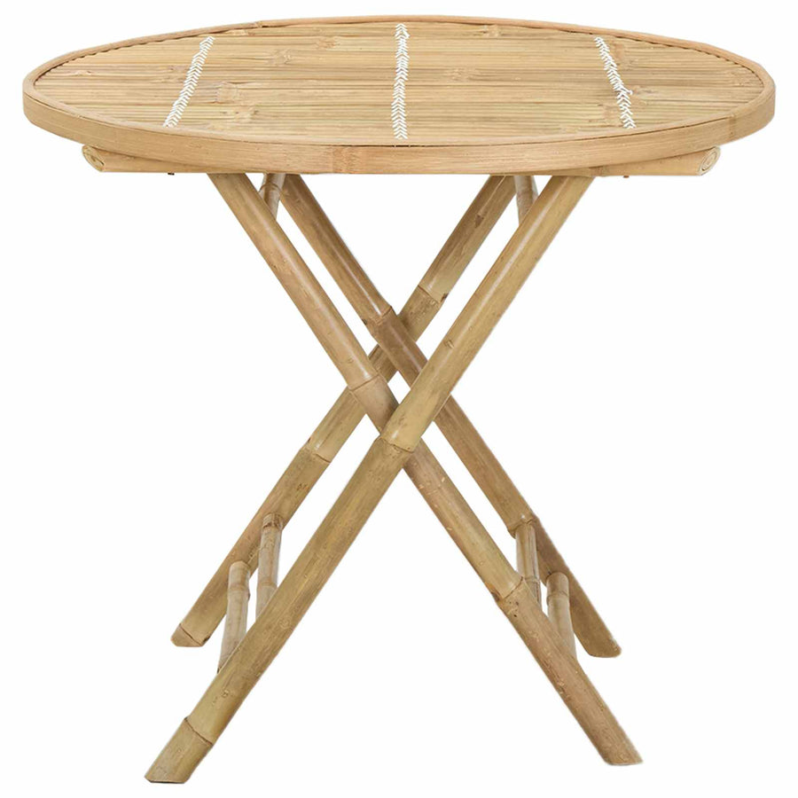 Tuinstafel Naturel 80 x 70 cm Bamboe