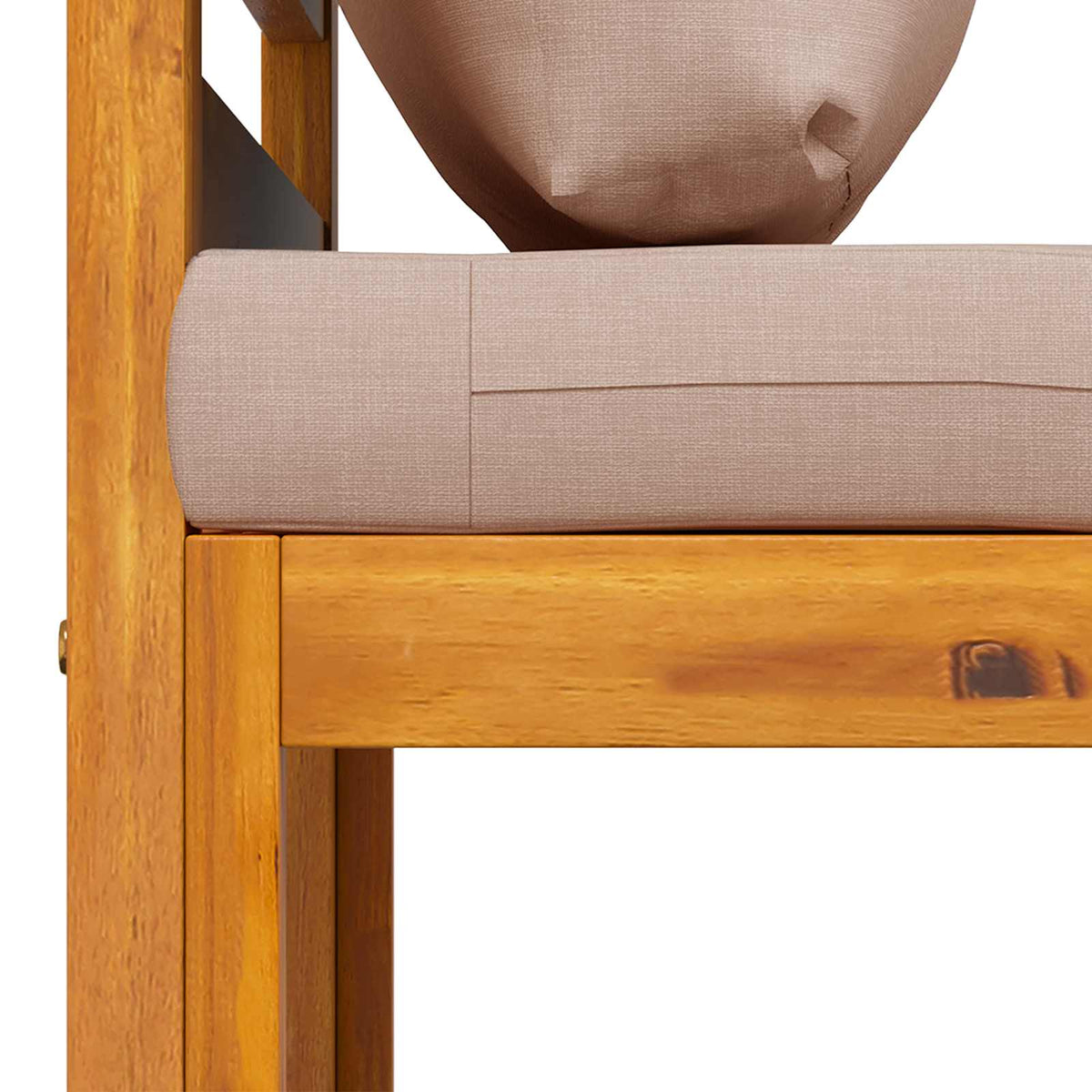 Bankstel 3 st Naturel Massief Acaciahout