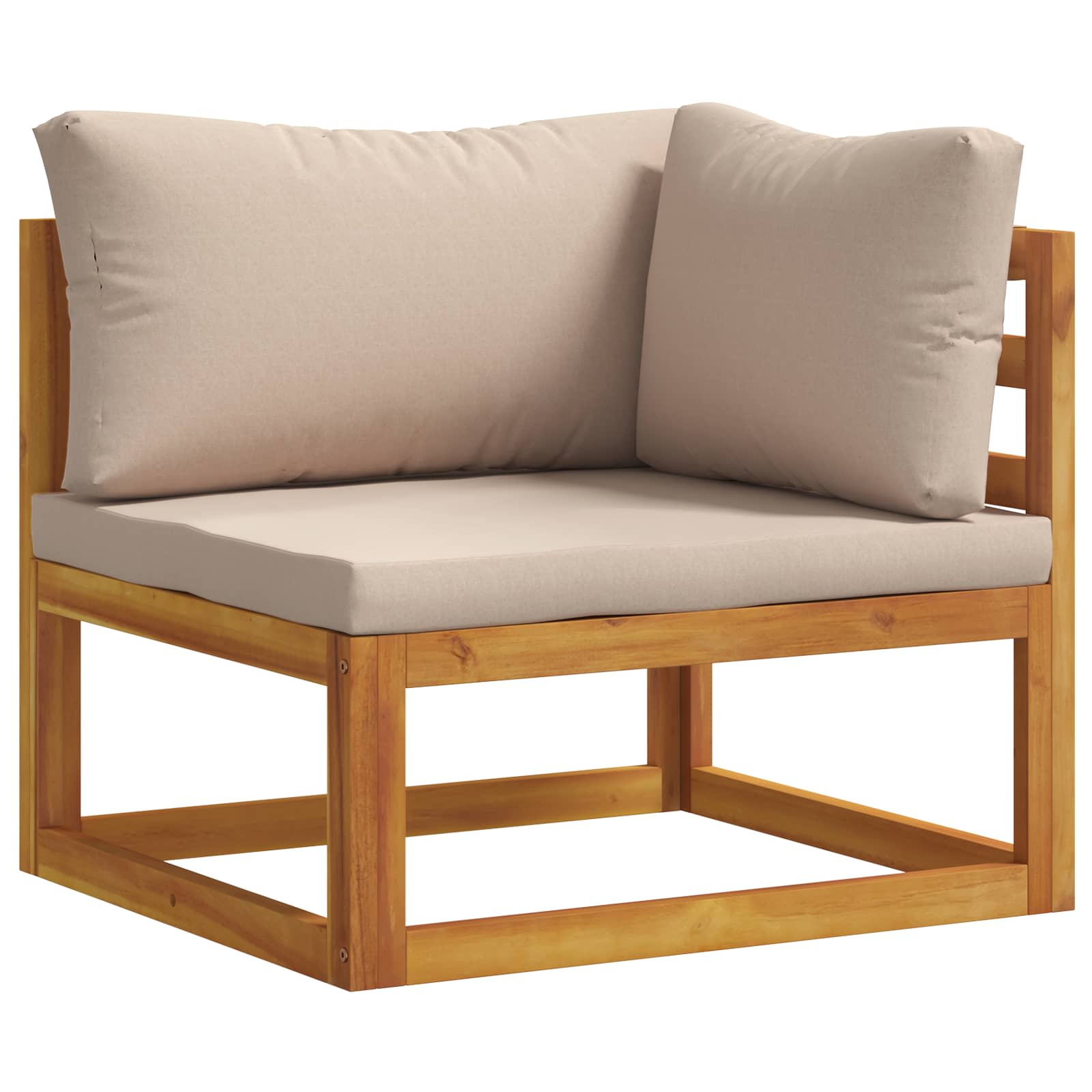 9-delige modulaire tuinloungeset Naturel Massief Acaciahout