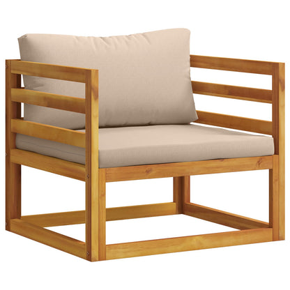 Bankstel 12 st Naturel Massief Acaciahout
