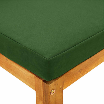 Bankstel 4 st Naturel Massief Acaciahout