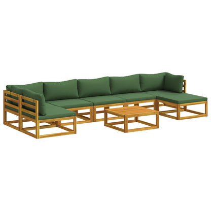 Bankstel 8 st Naturel Massief Acaciahout