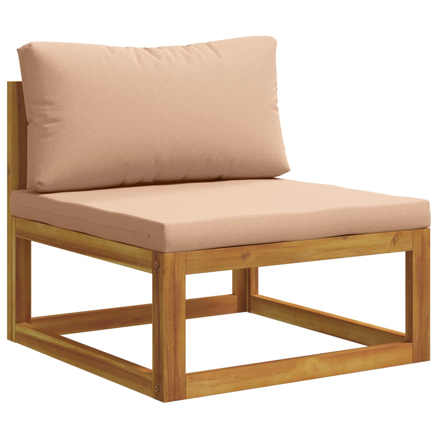 9-delige modulaire tuinloungeset Naturel Massief Acaciahout