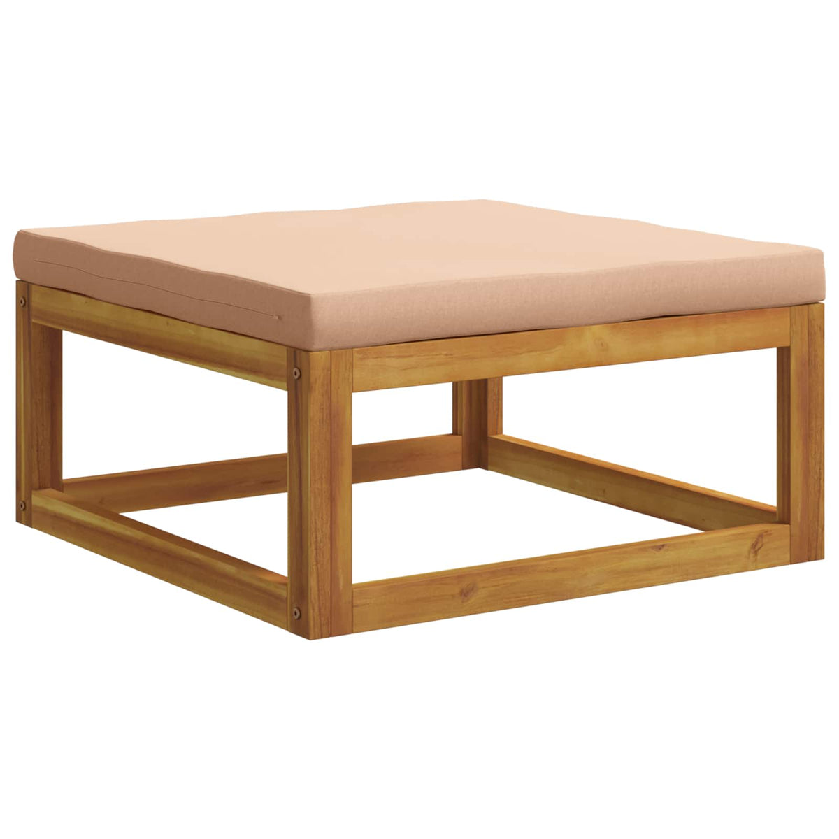Bankstel 6 st Naturel Massief Acaciahout