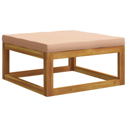 Bankstel 6 st Naturel Massief Acaciahout