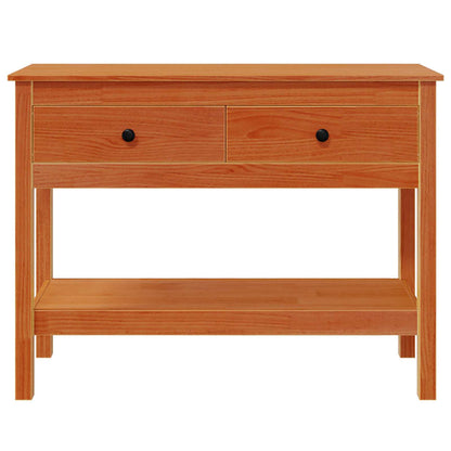 Wandtafel Wasbruin 100 x 35 x 75 cm Massief Grenen Hout