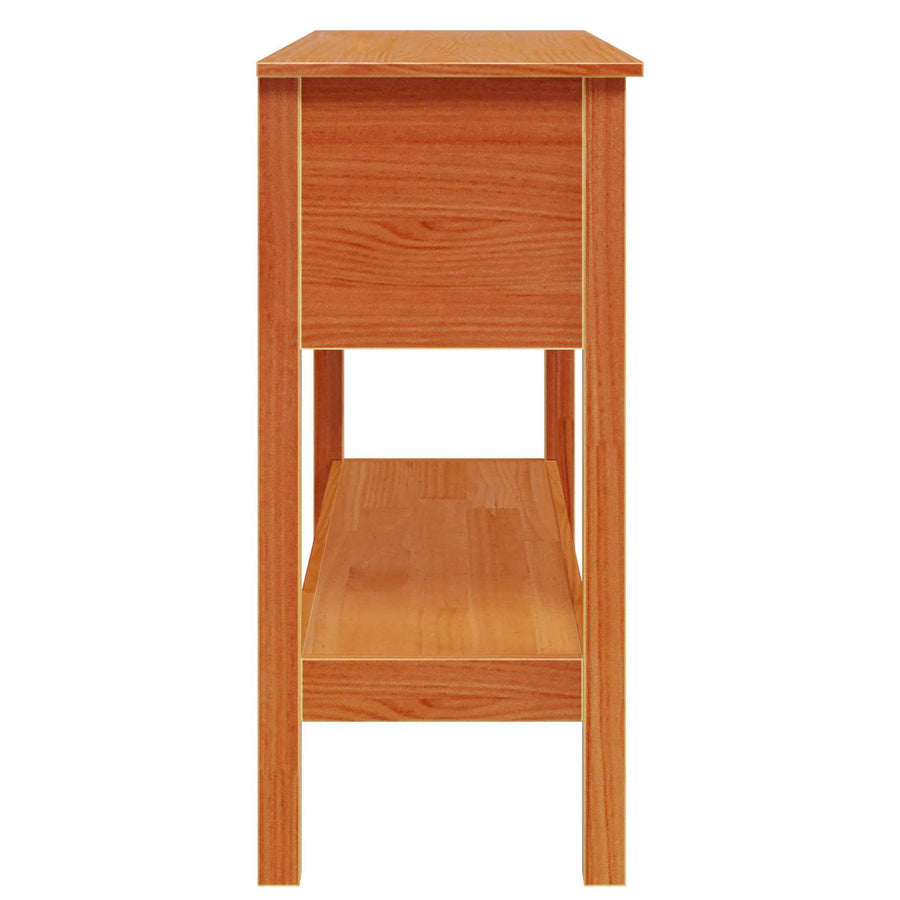 Wandtafel Wasbruin 100 x 35 x 75 cm Massief Grenen Hout