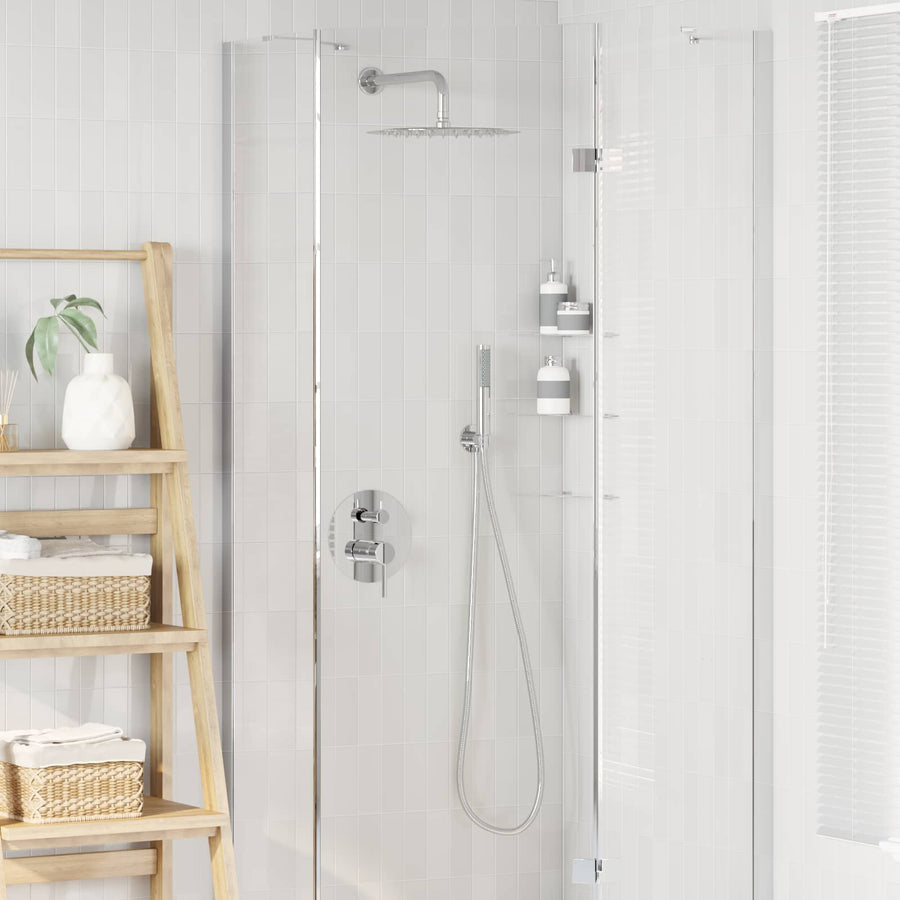 Verborgen Douche Systeem (Rond) zilver RVS 201