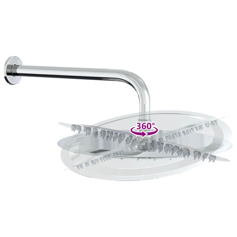 Verborgen Douche Systeem (Rond) zilver RVS 201