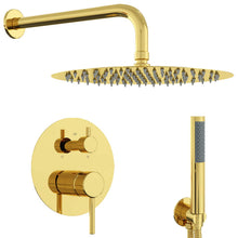 Verborgen Douche Systeem (Rond) Goud RVS 201