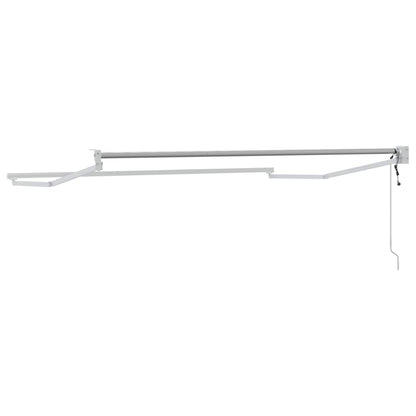 Elektrisch uitschuifbaar zonnescherm frame Wit 2,5 x 2 m