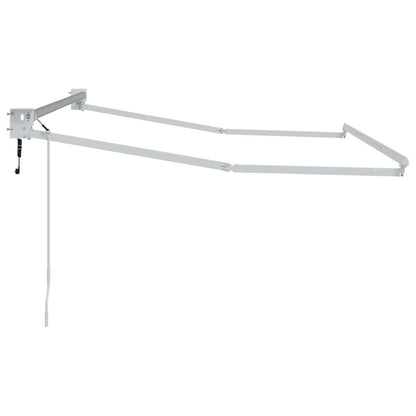 Elektrisch uitschuifbaar zonnescherm frame Wit 3,5 x 2 m