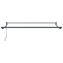 Handmatig uitschuifbaar zonnescherm Antraciet 3 x 2 m Aluminium