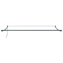 Handmatig uitschuifbaar zonnescherm Antraciet 4 x 2 m Aluminium