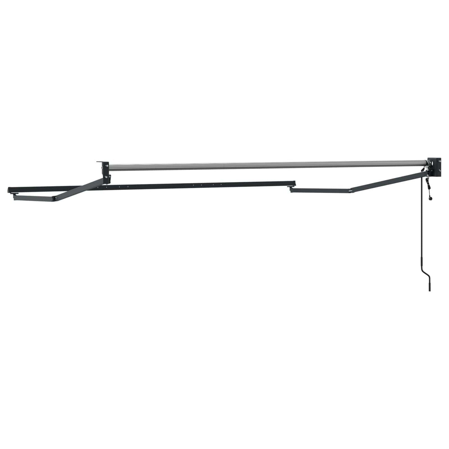 Elektrisch uitschuifbaar zonnescherm frame Antraciet 3 x 2 m