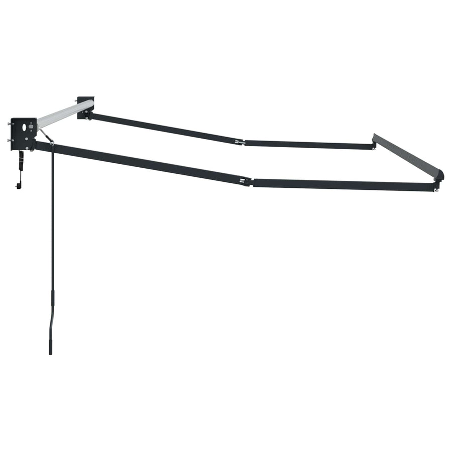 Elektrisch uitschuifbaar zonnescherm frame Antraciet 3 x 2 m