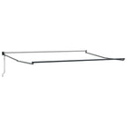 Elektrisch zonnescherm frame 4 x 2 m antraciet