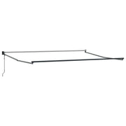 Elektrisch zonnescherm frame 4 x 2 m antraciet
