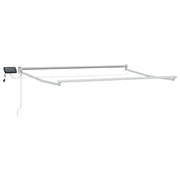 Elektrisch zonnescherm frame 3,5 x 2 m wit