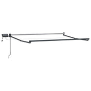 Elektrisch zonnescherm 3,5 x 2,5 m aluminium anthraciet