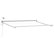 Elektrisch zonnescherm frame 2,5 x 2 m wit