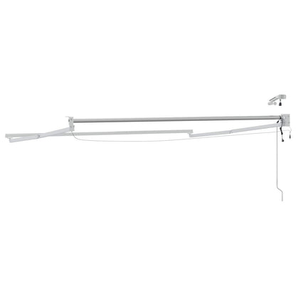 Elektrisch uitschuifbaar zonnescherm frame Wit 3 x 2 m