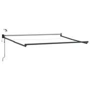 Elektrisch zonnescherm frame 3 x 2 m antraciet