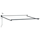 Elektrisch zonnescherm frame 3,5x2,5 m antraciet aluminium