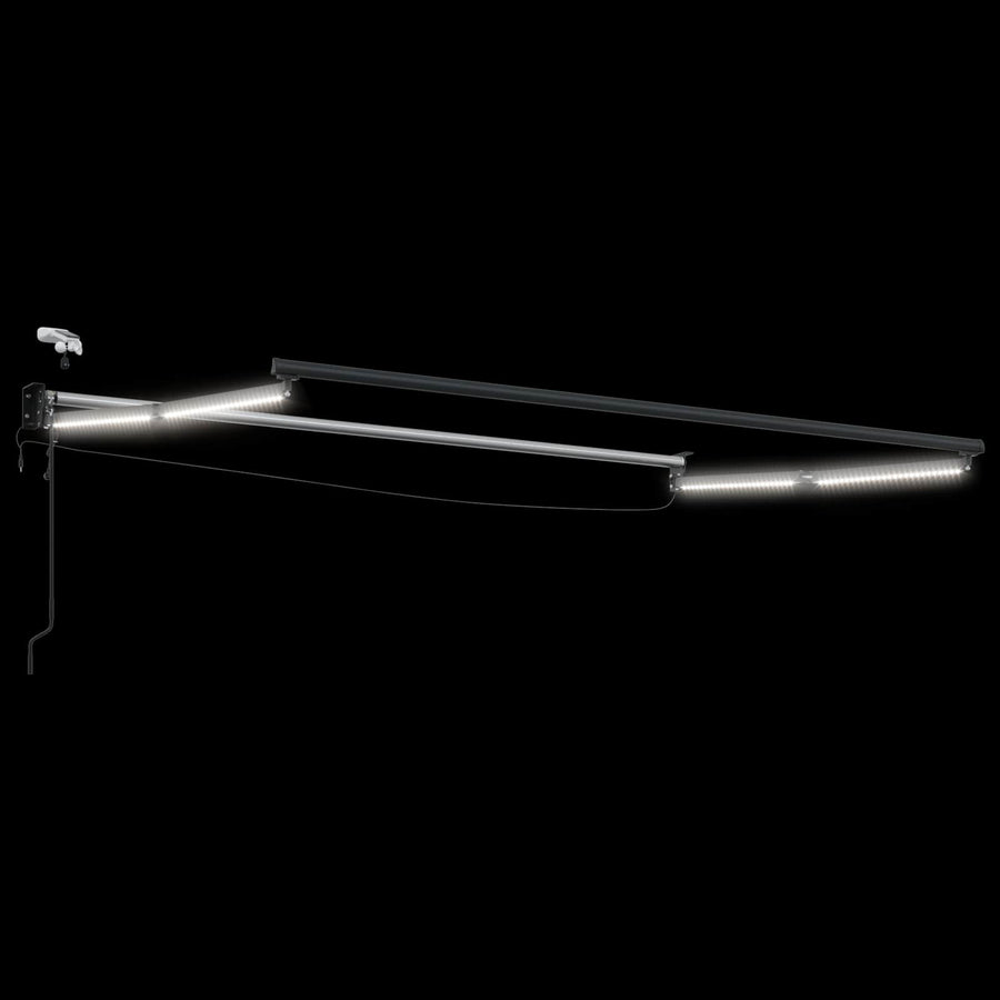 Elektrisch uitschuifbaar zonnescherm frame Antraciet Aluminium
