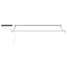 Elektrisch uitschuifbaar zonnescherm frame Wit 2,5 x 2 m Staal