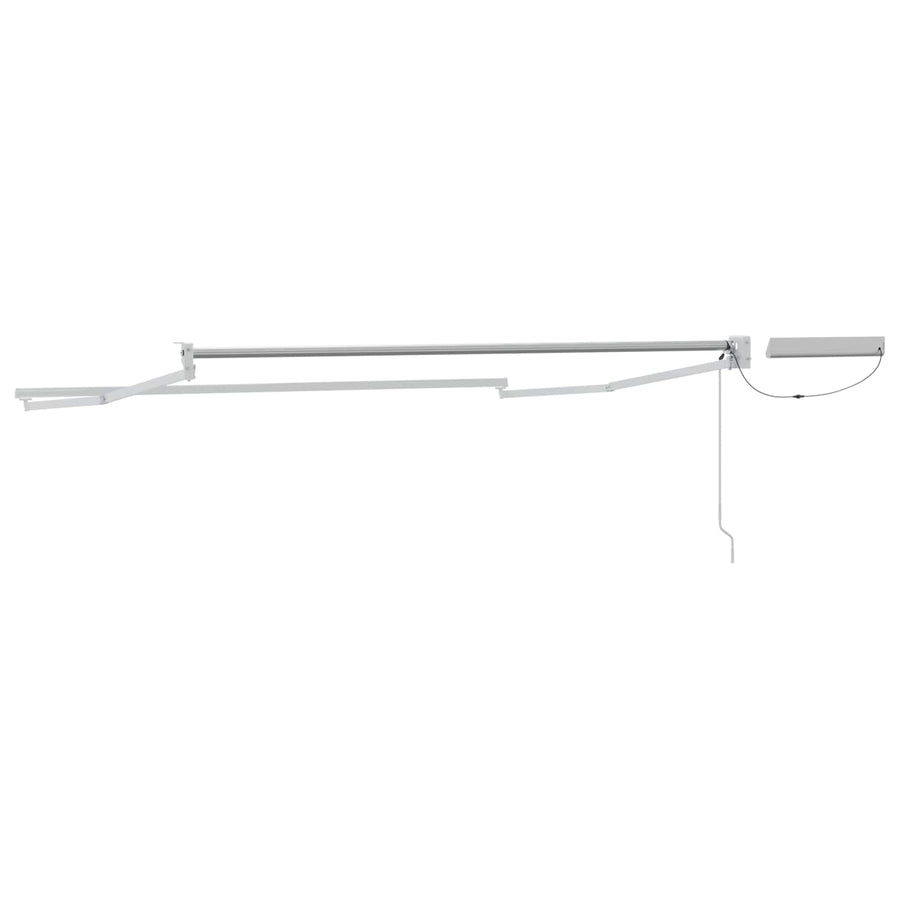 Elektrisch uitschuifbaar zonnescherm frame Wit 3,5 x 2,5 m