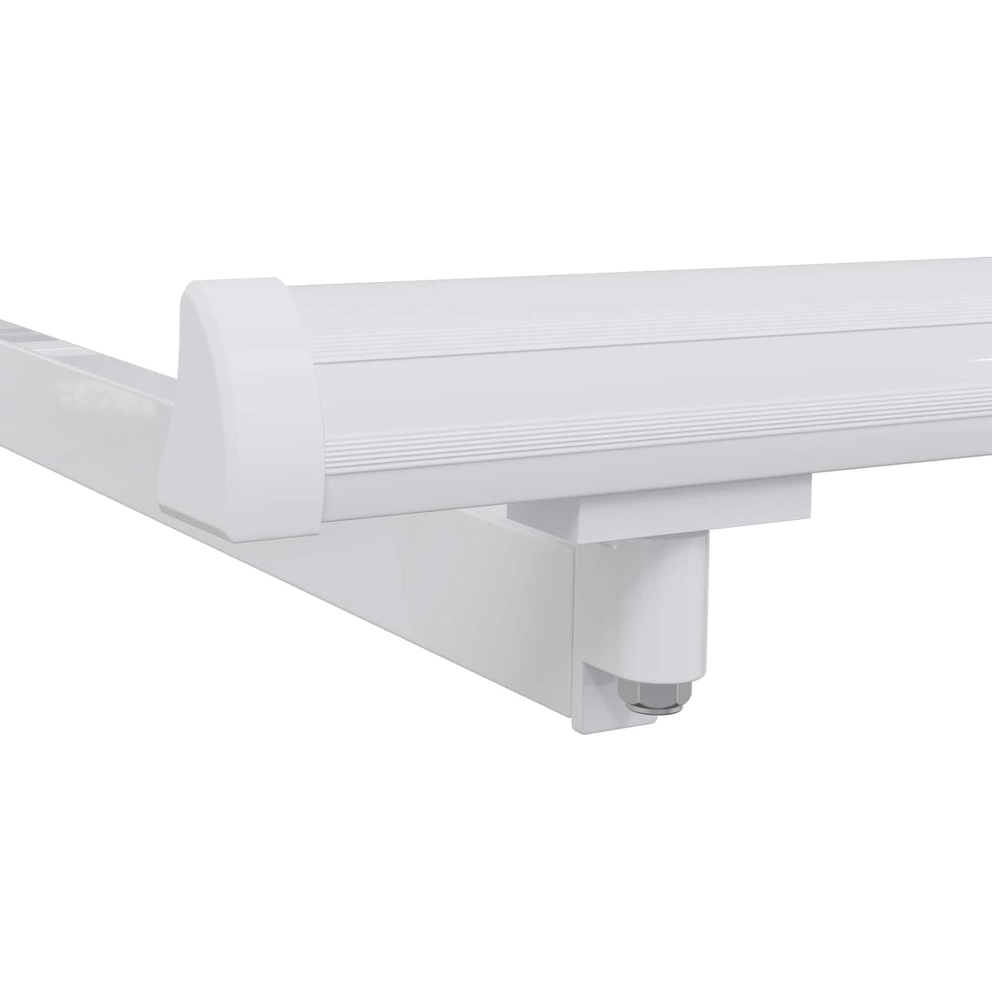 Handmatige Luifel Frame Verstelbaar Wit 3,5 x 2,5 m Staal