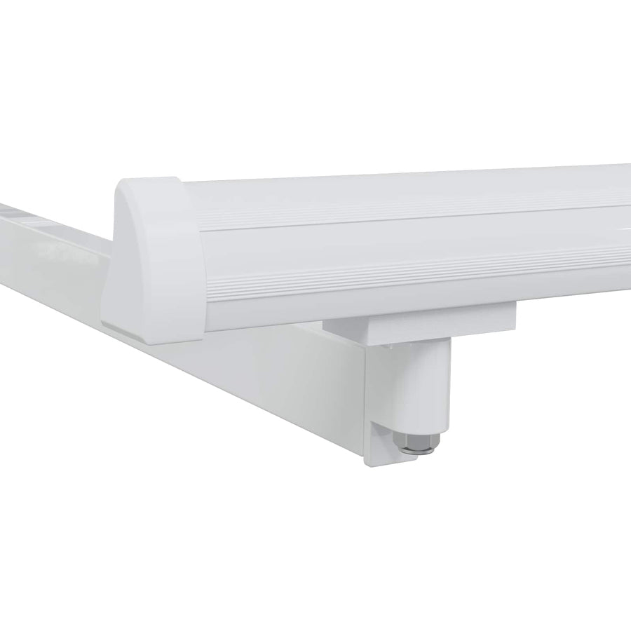 Handmatige Luifel Frame Verstelbaar Wit 5 × 3,5 m Staal