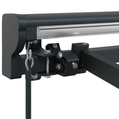Handmatige Luifel Frame Verstelbaar Antraciet 3,5 x 2 m Staal